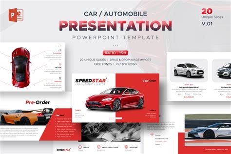 Car / Automobile PowerPoint Template