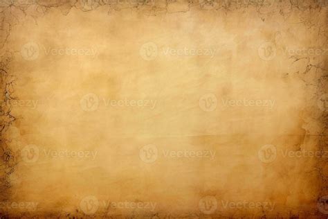 Antique Parchment Paper Texture With Burnished Edges Texture