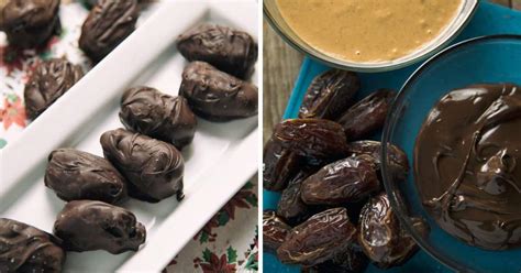 Chocolate Covered Almond Butter Stuffed Dates Recipe Quick And Easy Paleo