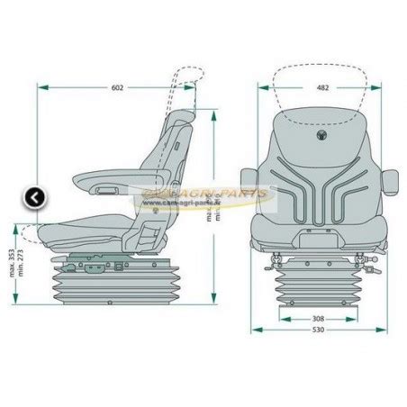 GRAMMER PNEUMATISCHER SITZ MAXIMO CONFORT PLUS