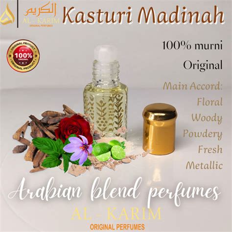 Jual Kasturi Madinah Murni Minyak Wangi Saudi Arabia Parfum Arab 3ml