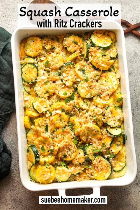 Squash Casserole With Ritz Crackers Is A Comforting Baked Dish