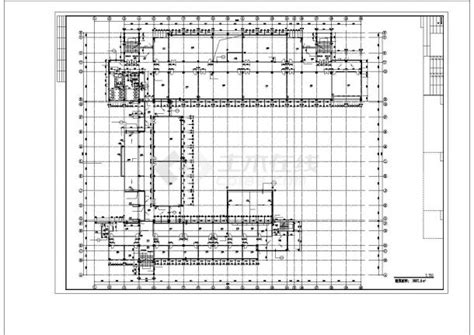 1万平某五层大学教学楼建筑施工cad图，共十二张教育建筑土木在线