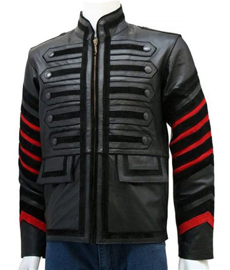 Mens Black Leather Military Jacket A2 Jackets