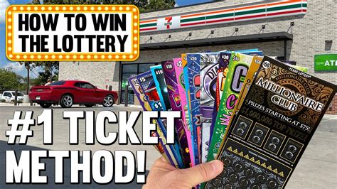 How To Win The Lottery Ticket Method Fixin To Scratch Youtube