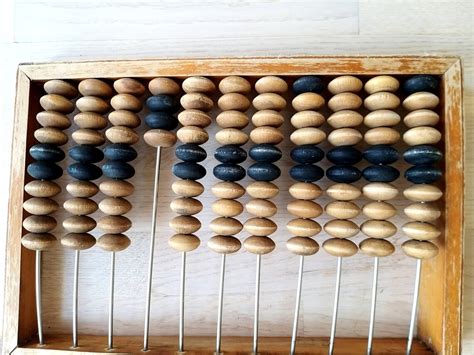 Large Abacus Big Abacus Old Wooden Abacus Office Decor Rustic Etsy