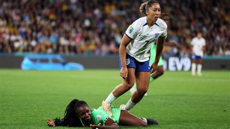 Lauren James: England star apologizes for red card after stepping on