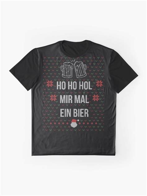 Ho Ho Hol Mir Mal Ein Bier Frohe Weihnachten T Shirt Von Cudx