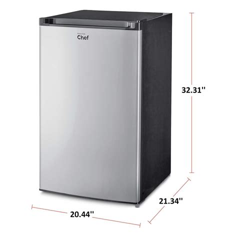 Master Chef Energy Star Compact Refrigerator With Internal Freezer