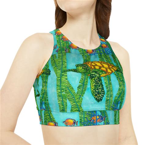 Sporty Bikini Set Green Flash Carroll Swayze Art