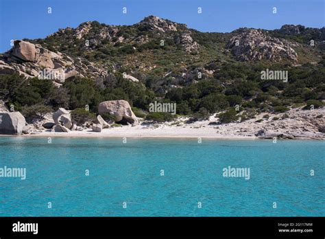 Isola Spargi Cala Corsara Arcipelago Di La Maddalena Sardegna Stock