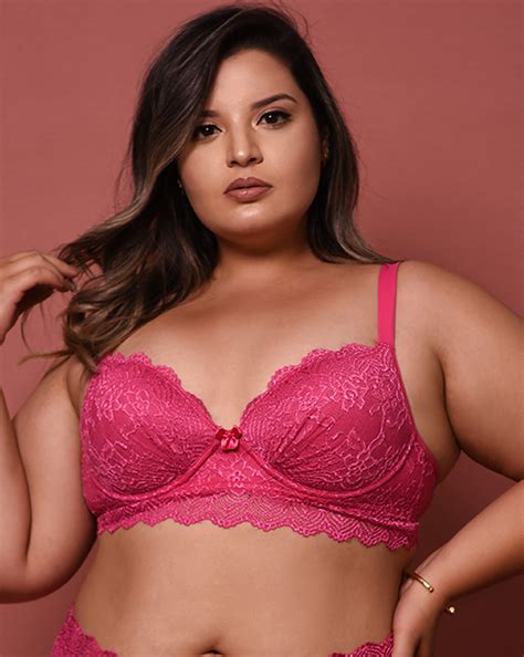Conjunto Rendado Plus Sutiã Fio F Dukley Lingerie Beleza que valoriza Conjuntos Plus