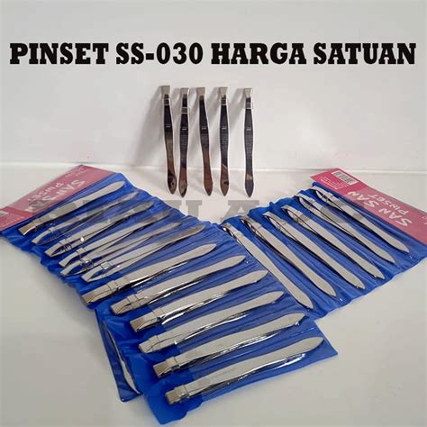 Pinset Stainless Pinset Cabut Bulu Penjepit Bulu Rambut Lazada