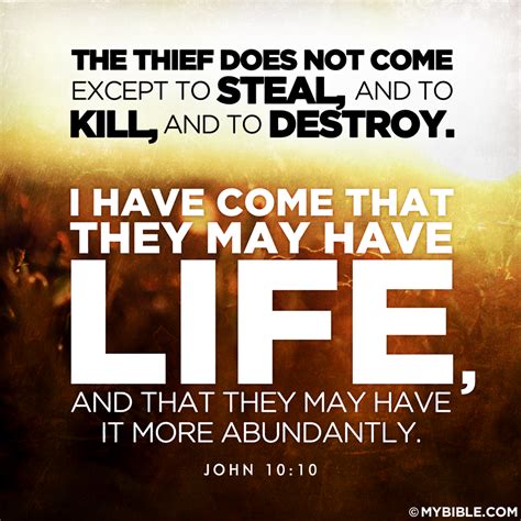 Verse Of The Day John 1010 Kjv Highland Park Baptist Church