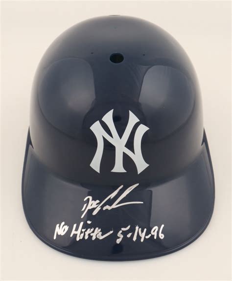 Dwight "Doc" Gooden Signed Yankees Full-Size Batting Helmet Inscribed ...