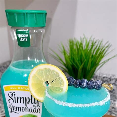 Refreshing Blue Raspberry Spiked Lemonade Recipe