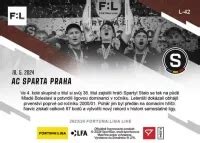 Veselý drak Fotbalová karta Fortuna Liga Live 23 24 L 42 AC Sparta Praha