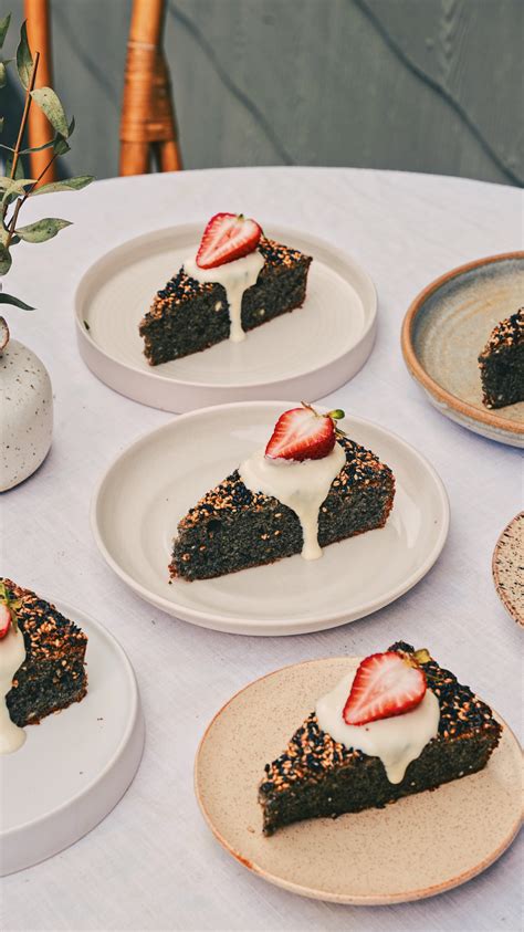 Black Sesame Ricotta Cake Little Fat Boy