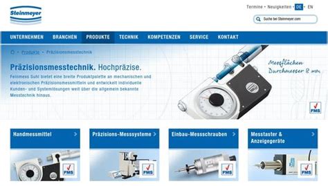 Fms Auf Der Control Feinmess Suhl Gmbh Pressemitteilung Pressebox