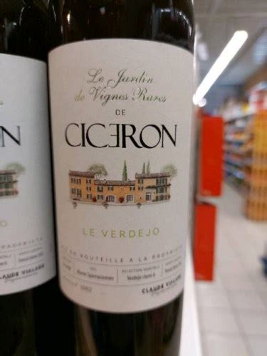 Château Ciceron Le Jardin des Vignes Rares de Ciceron Le Verdejo