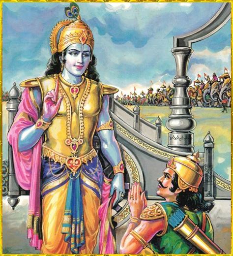 On The Kurukshetra Krishna Art Bhagavad Gita Lord Krishna Images