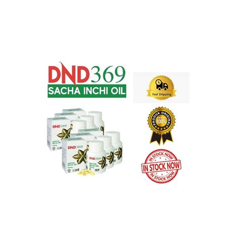 DND369 Sacha Inchi Oil Softgel 6 Botol 60 Biji Botol Shopee Malaysia