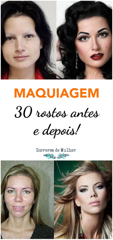 Fotos Antes E Depois De Uma Bela Maquiagem Maquiagem Antes E