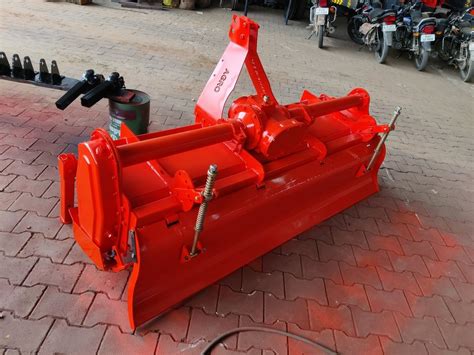 35 HP Mild Steel Multi Speed Gear Drive Rotary Tiller Size 6 Feet