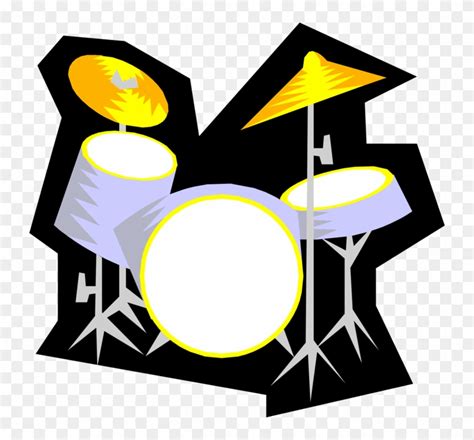 Vector Illustration Of Drum Set Or Drum Kit Percussion Gilmore Girls Hep Alien Magnet Free