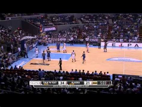 Talk N Text Vs Alaska Q2 PBA Commissioner S Cup 2015 YouTube