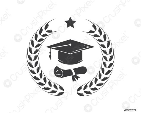 Graduation Cap Diploma Vector Illustration Design Stock Vector 3962674 Crushpixel