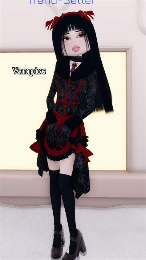 Dress To Impress Vampire Dress To Impress Baddie Outfits Ideas