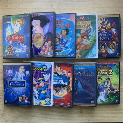 Disney Animation Dvd Lot Bundle Movies Disc Picclick Uk