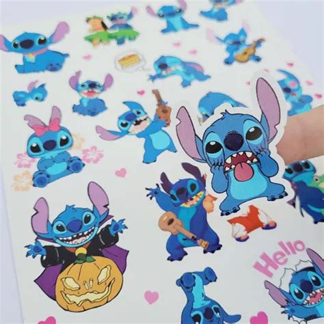 Calcos Stickers Lilo Y Stitch Disney Aptas Para Termo En Venta En