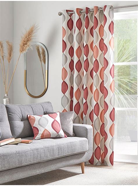 Fusion Lennox Spice Eyelet Curtains Home George At Asda