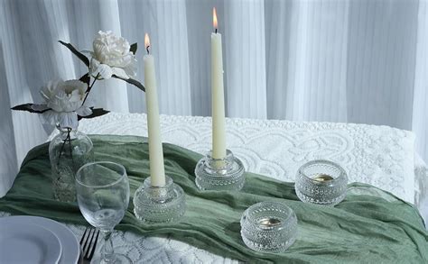 Amazon Woho Candlestick Holders Set Of 4 For Taper Candles Tea