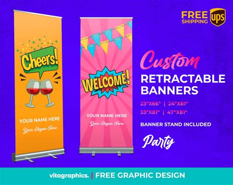 Retractable Banner Custom Roll Up Banner Stand Pop Up Banner Pop Up