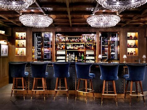 modern hotel bar