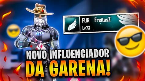 Free Fire Ao Vivo Influenciador Oficial Da Garena Jogando