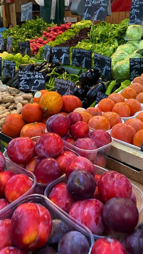 Farmers Market Aesthetic Fruit Stand Casual Instagram Post Ideas
