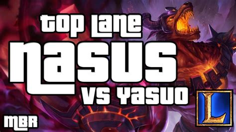 Infernal Nasus Vs Yasuo Top Lane Season 4 League Of Legends Gameplay