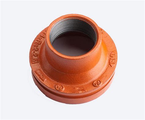 Fm Ul Certificated Ductile Iron Pipe Fittings Threaded Concentric