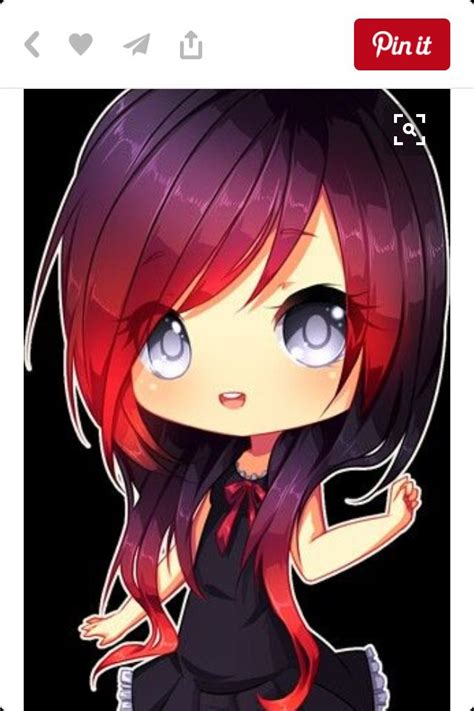 The Is A Happy Emo Kwaii Girl Anime Chibi Drawings Chibi