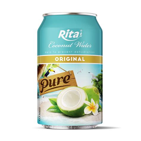 Coconut Products Rita Coconut Water In 330 Ml Alu Can