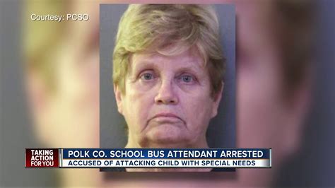 Deputies Polk County Schools Bus Attendant Arrested For Striking