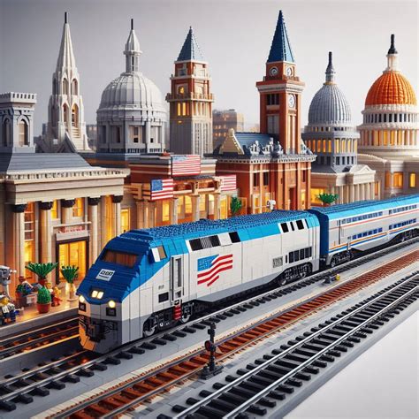 Lego Amtrak Train Set 3 By Jesse220 On Deviantart