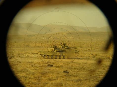 The View From The Gun Sight Of Tank T 90 The Army Of Algeria Hullam