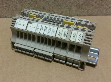 Lot Of Weidmuller Terminal Blocks Wdu Wdu Wdu Q H Ebay