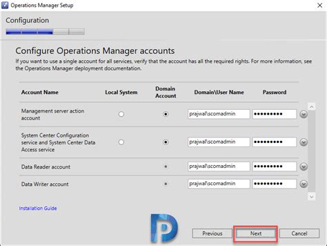 Install SCOM 2019 Operations Manager 2019