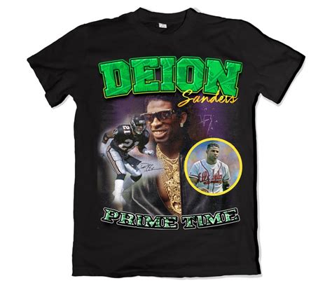 Deion Sanders Prime Time Vintage Style Tee Shirt - Etsy